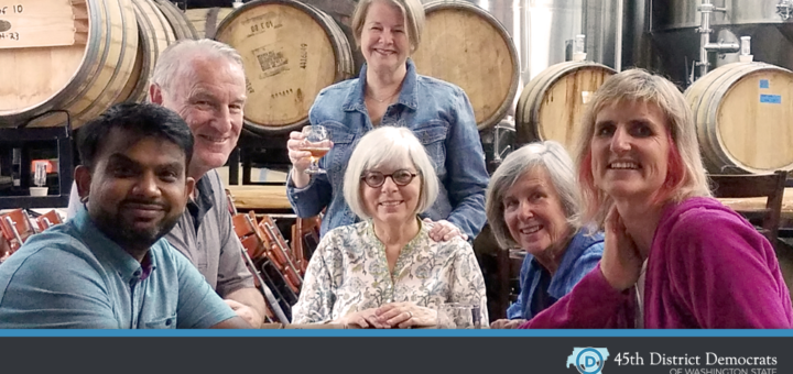 Brewery social event group photo.
