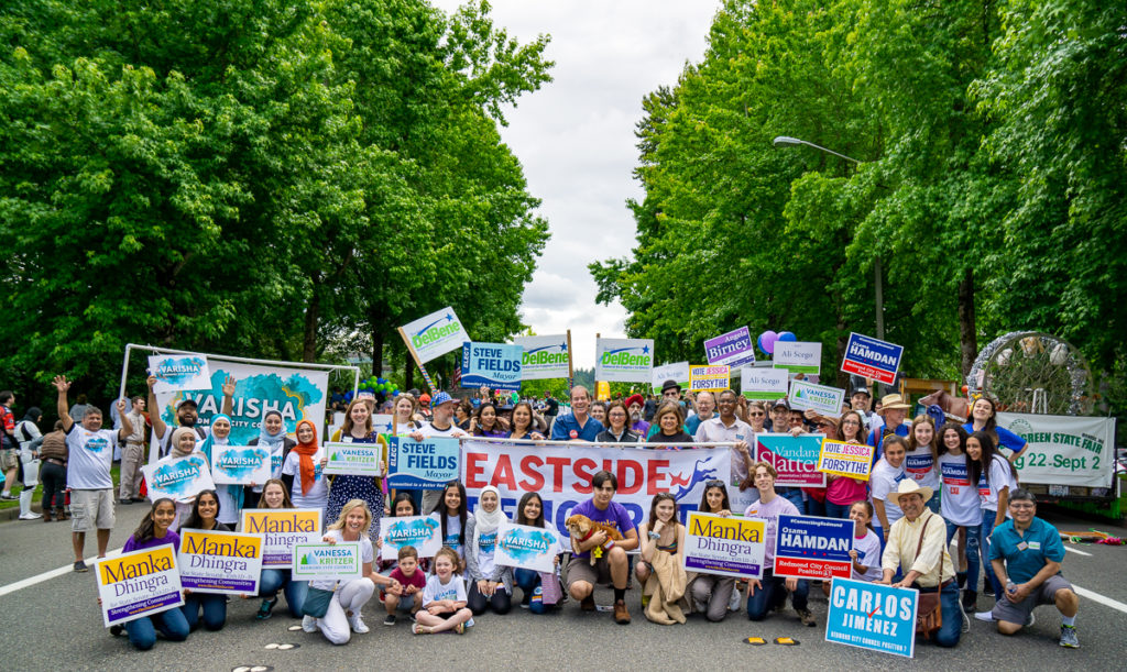 Group photo at Redmond Derby Days Parade 2019